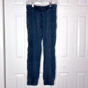 Anthropologie Cloth & Stone Drawstring Teal Jogger Pants Small